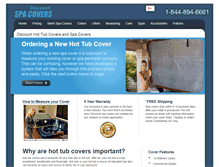Tablet Screenshot of discountspacovers.com